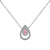 Sparkling Pear Cut Necklace