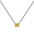 4.0 Carat Elegant Radiant Cut Necklace