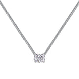 4.0 Carat Elegant Radiant Cut Necklace