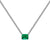 4.0 Carat Elegant Radiant Cut Necklace