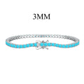 Dainty Charming Round Cut Tennis Bracelet