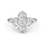 Heart-shaped Four-Leaf Clover Ball Ring