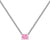 4.0 Carat Elegant Radiant Cut Necklace