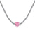 2.0 Carat Sparkling Tennis Heart Cut Necklace