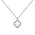 Four-Leaf Clover Hollow Design Exquisite Necklace