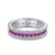 Delicate Colorful Round Cut Daily Ring