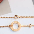 LOVE NECKLACE ADJUSTABLE ROSE GOLD 2 DIAMOND