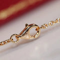 LOVE NECKLACE PINK GOLD AND SILVER