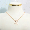 ECHAPEE NECKLACE PINK GOLD