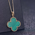 Clover Pink Gold Necklace