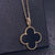 Clover Pink Gold Necklace