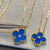 CLOVER NECKLACE GOLD DIAMOND