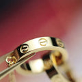 LOVE NECKLACE DOUBLE RING GOLD