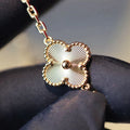 CLOVER 20 MOTIFS DIAMOND GOLD NECKLACE