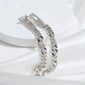 KELLY CHAIN SILVER DIAMOND BRACELET