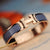 H BRACELET 12MM BLUE GRAY