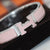 H BRACELET 12MM PINK