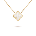 PURE CLOVER PINK GOLD MOP NECKLACE