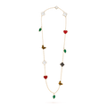 LUCKY 12 MOTIFS GOLD NECKLACE