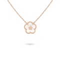 LUCKY SPRING WHITE BLOSSOM PINK GOLD PENDANT