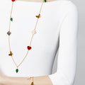 LUCKY 12 MOTIFS GOLD NECKLACE