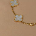 CLOVER BRACELET 5 MOTIFS MOP
