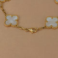 CLOVER BRACELET 5 MOTIFS MOP
