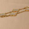 CLOVER BRACELET 5 MOTIFS MOP