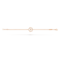 LUCKY SPRING WHITE BLOSSOM PINK GOLD BRACELET