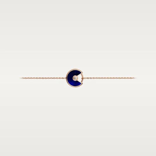 Amulette Agate Pink Gold Bracelet