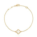 Clover Gold Mop Bracelet