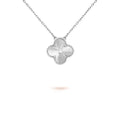Clover Necklace Silver