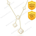 Clover Pink Mop Necklace 6 Motifs