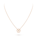 LUCKY SPRING WHITE BLOSSOM PINK GOLD PENDANT