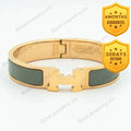 H Bracelet Blue Green 12mm