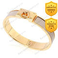 H Ring Lock Bracelet 12mm Grey