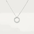 Love Necklace Adjustable Silver