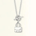 Pop H Pedant Silver Necklace