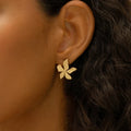 FLEUR STUD EARRINGS