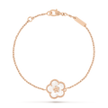 LUCKY SPRING WHITE BLOSSOM PINK GOLD BRACELET