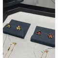 FRIVOLE PINK GOLD FLOWER PINK EARRINGS