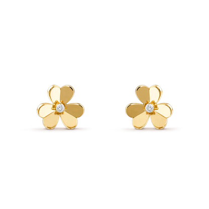 Frivole Gold Flower Earrings