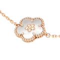 LUCKY SPRING WHITE BLOSSOM PINK GOLD BRACELET