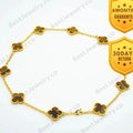 Vintage Tiger Eye Necklace 10 Motifs Gold