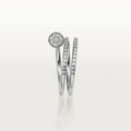 JUSTE RING 1.8MM SILVER DOUBLE ROW DIAMONDS